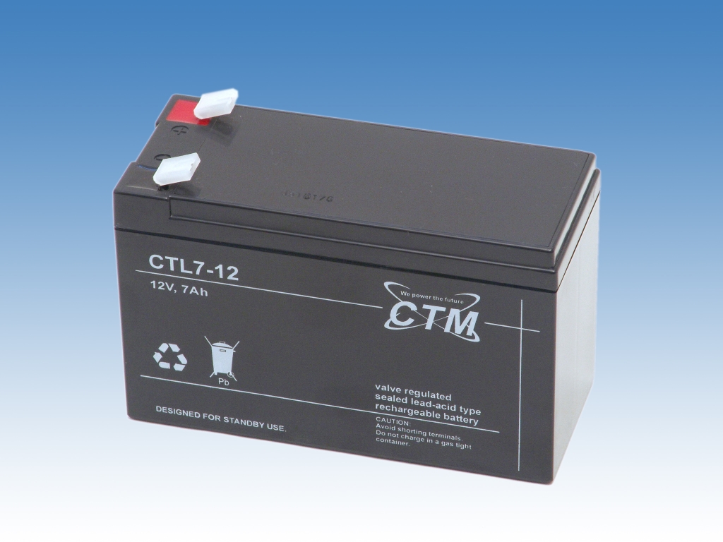12 V CTM CT 44-12 VdS Batterie 44 Ah 