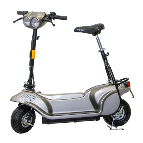 MuZ Elektroroller Charly | 24 V / 500 W | Farbe Silber
