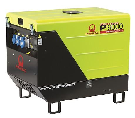 PRAMAC P 9000 7900W 230V Diesel Stromerzeuger schallgedämmt E-Start