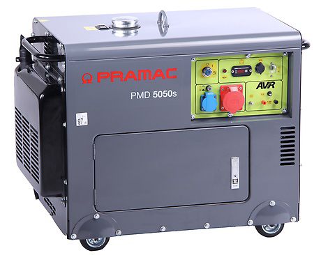 PRAMAC  E 4500 3700W 230V Diesel Stromerzeuger Lichtstrom