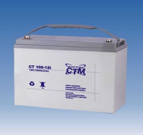 CTM CTV 100-12 Blei-Gel Akku Gel-Batterie 12V 100Ah echte Gelbatterie von  CTM Berlin