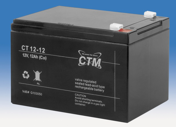 CTM CTL 44-12 Long Life AGM Blei Batterie, 44 Ah - 12 Volt